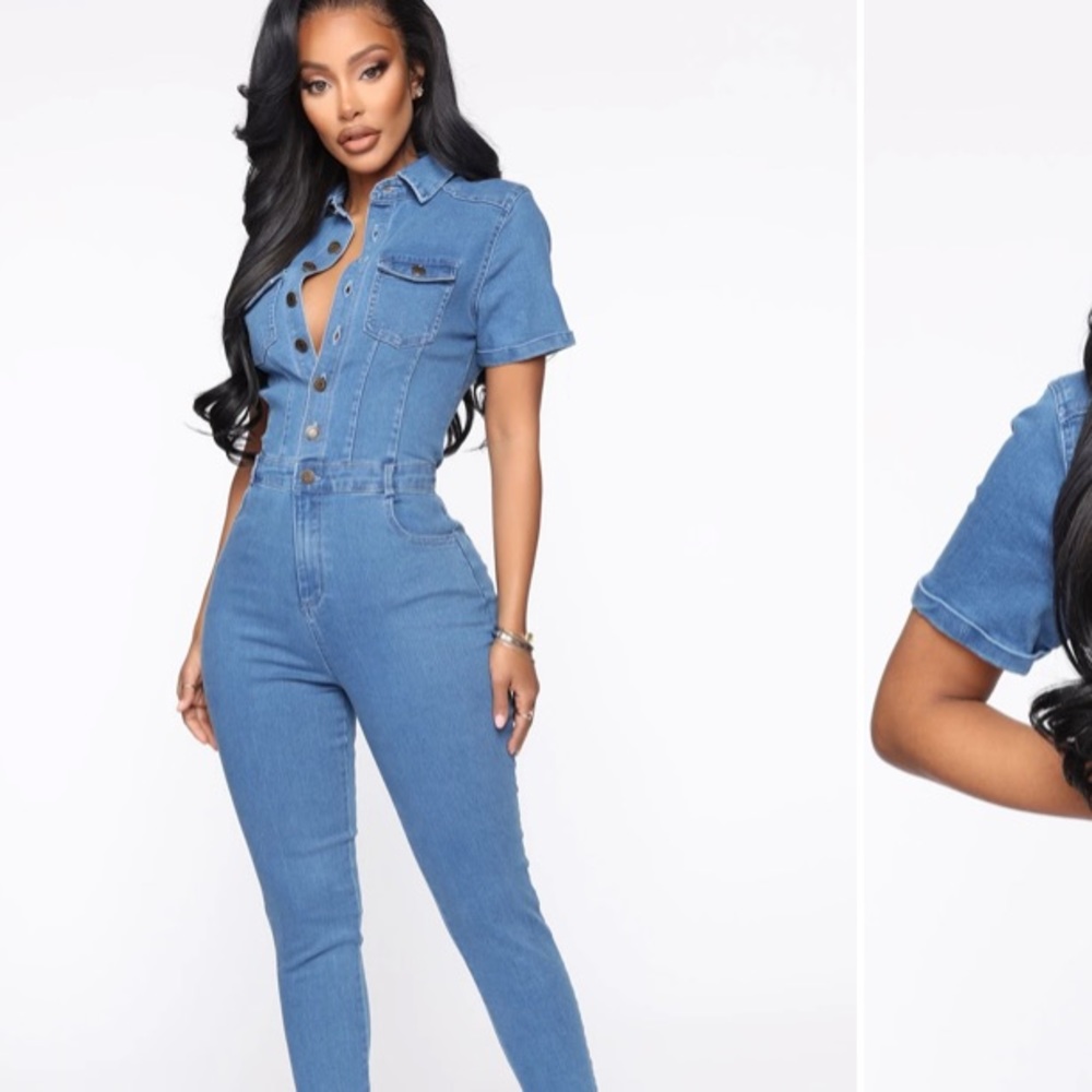 Denim medium wash jumper